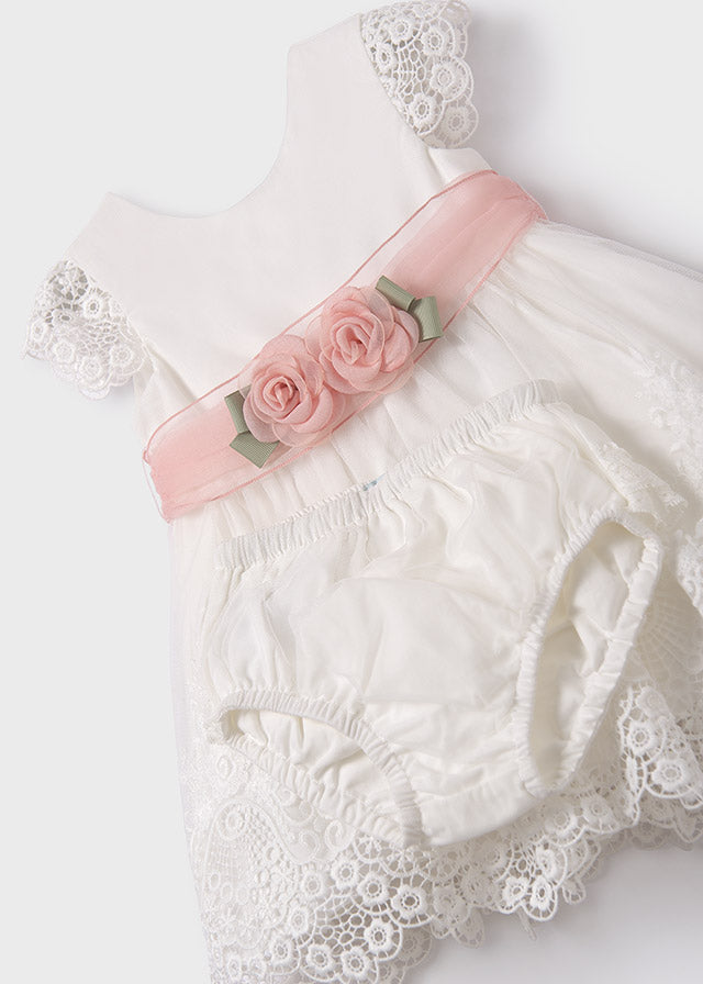 Abel & Lula Guipure Tulle Embroidered Dress - 24 Months Abel & Lula Guipure Tulle Embroidered Dress - 24 Months