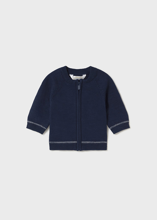 newborn navy blue dress Mayoral Newborn Navy Blue Linen Dress Cardigan