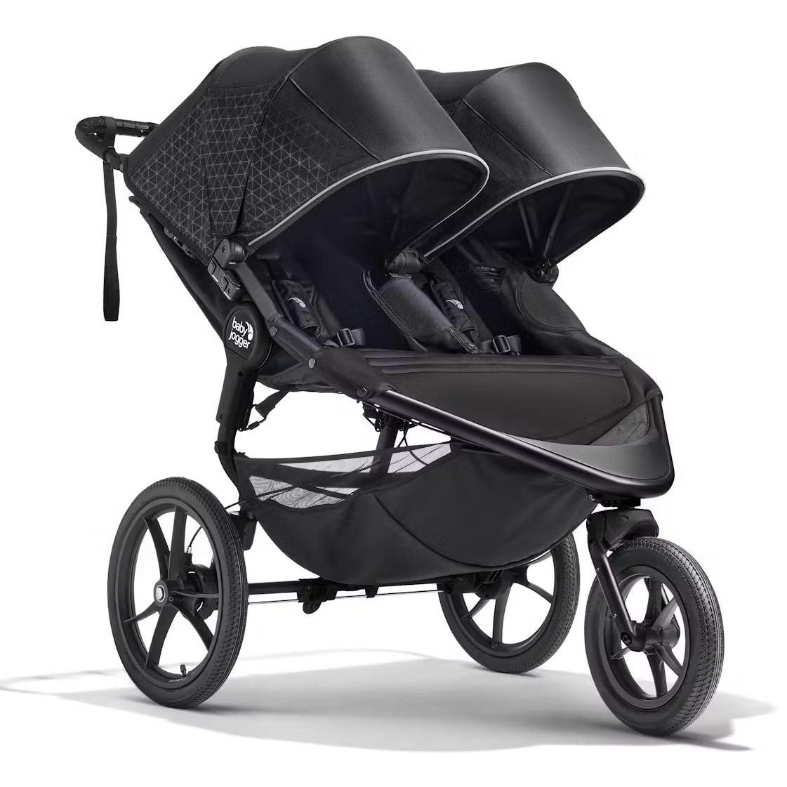 city stroller double pram Baby Jogger Summit X3 Double Jogging Stroller