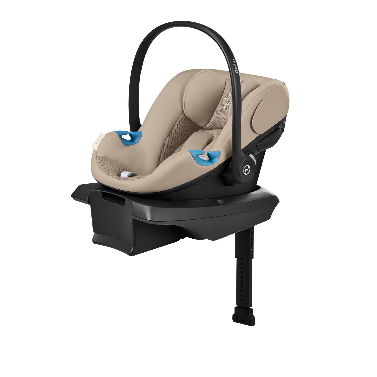 cybex aton 2 sensorsafe infant car seat Aton G2 Infant Car Seat with Load Leg Base by Cybex Almond Beige