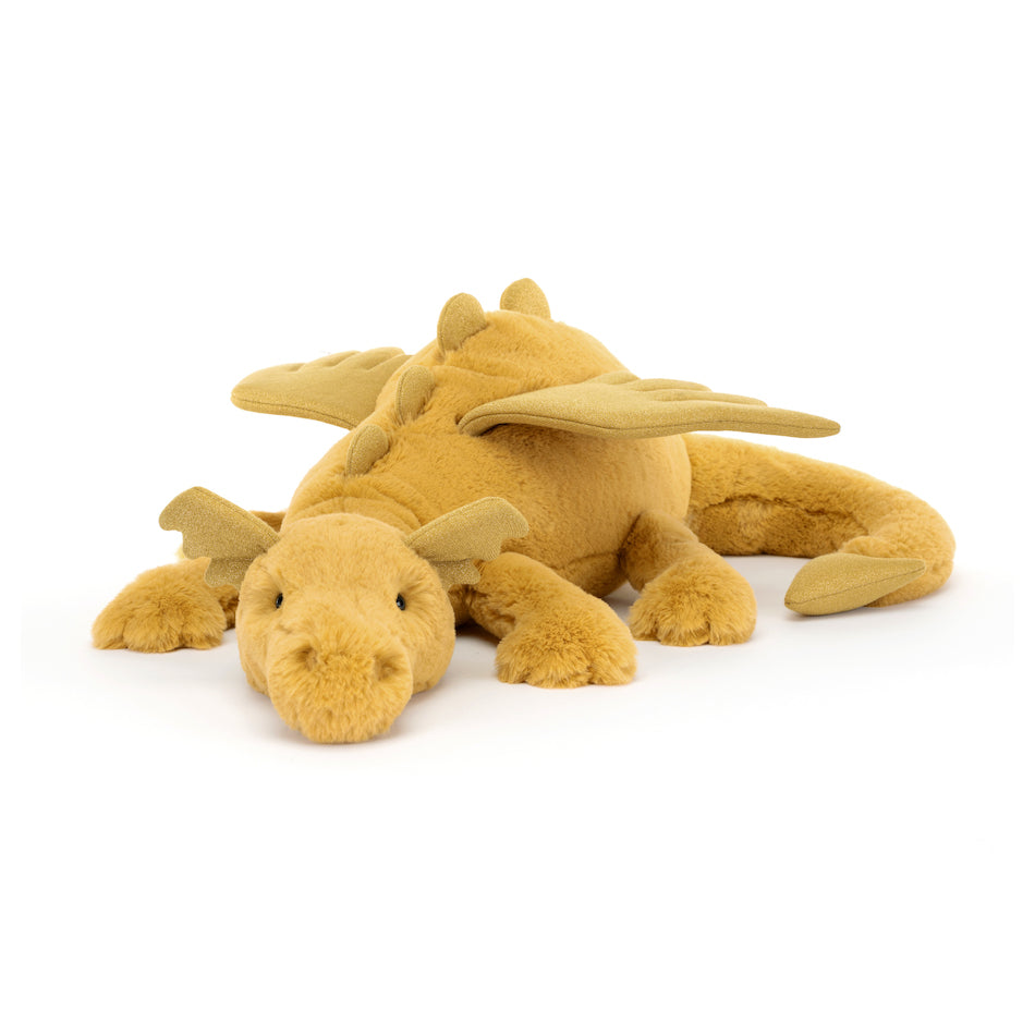  Golden Dragon ぬいぐるみ Jellycat Golden Dragon Huge – Destination Baby & Kids