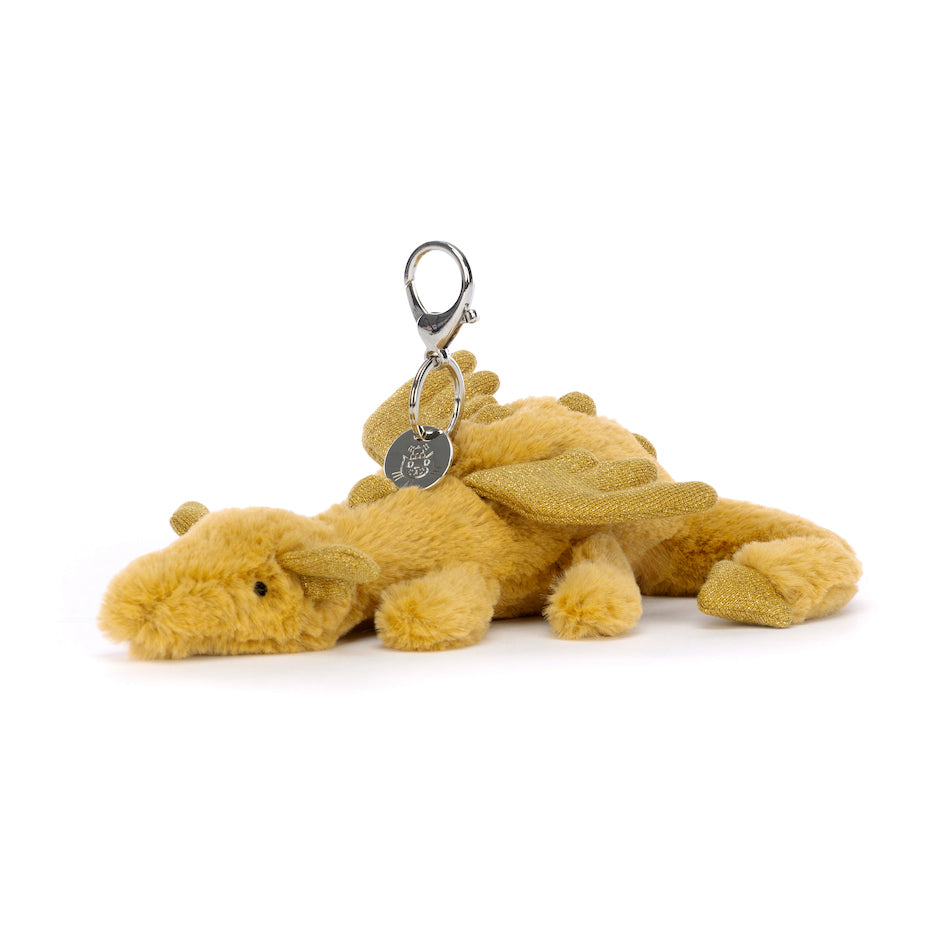 Jellycat Golden Dragon Bag Charm – Destination Baby & Kids