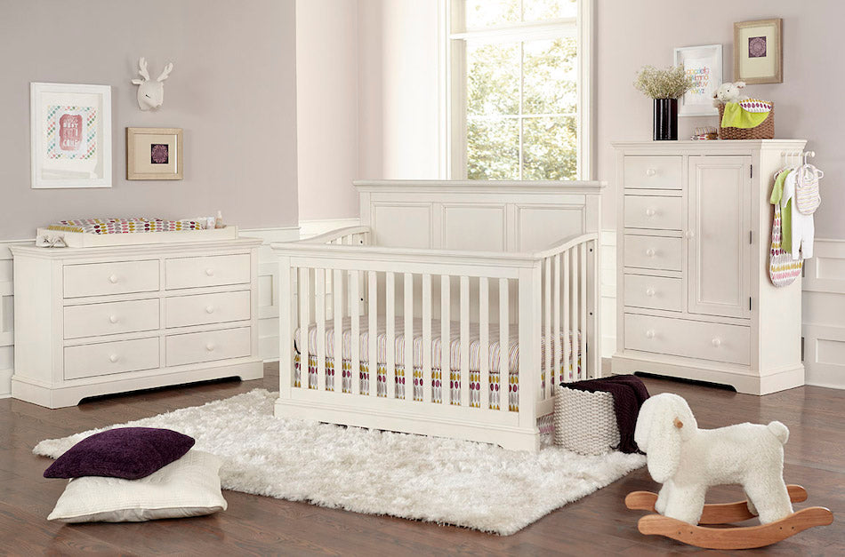 Westwood Design Hanley Crib, Dresser & Chifferobe - Chalk Destination Baby & Kids Westwood Design Hanley Crib, Dresser & Chifferobe - Chalk Destination Baby & Kids