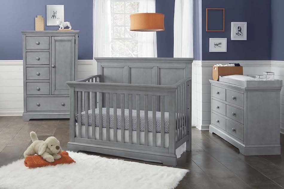 Westwood Design Westwood Hanley Crib, Dresser Chifferobe Cloud