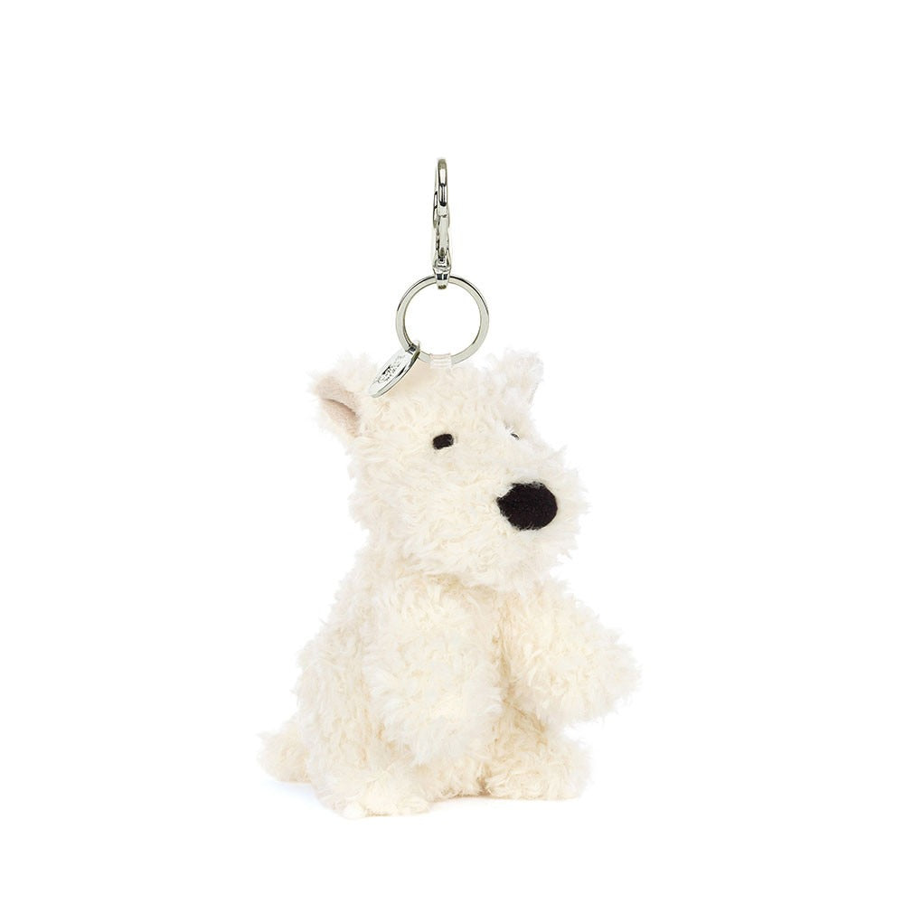  Munro Scottie Dog Bag Charm 白犬 Jellycat Munro Scottie Dog Bag Charm – Destination Baby & Kids