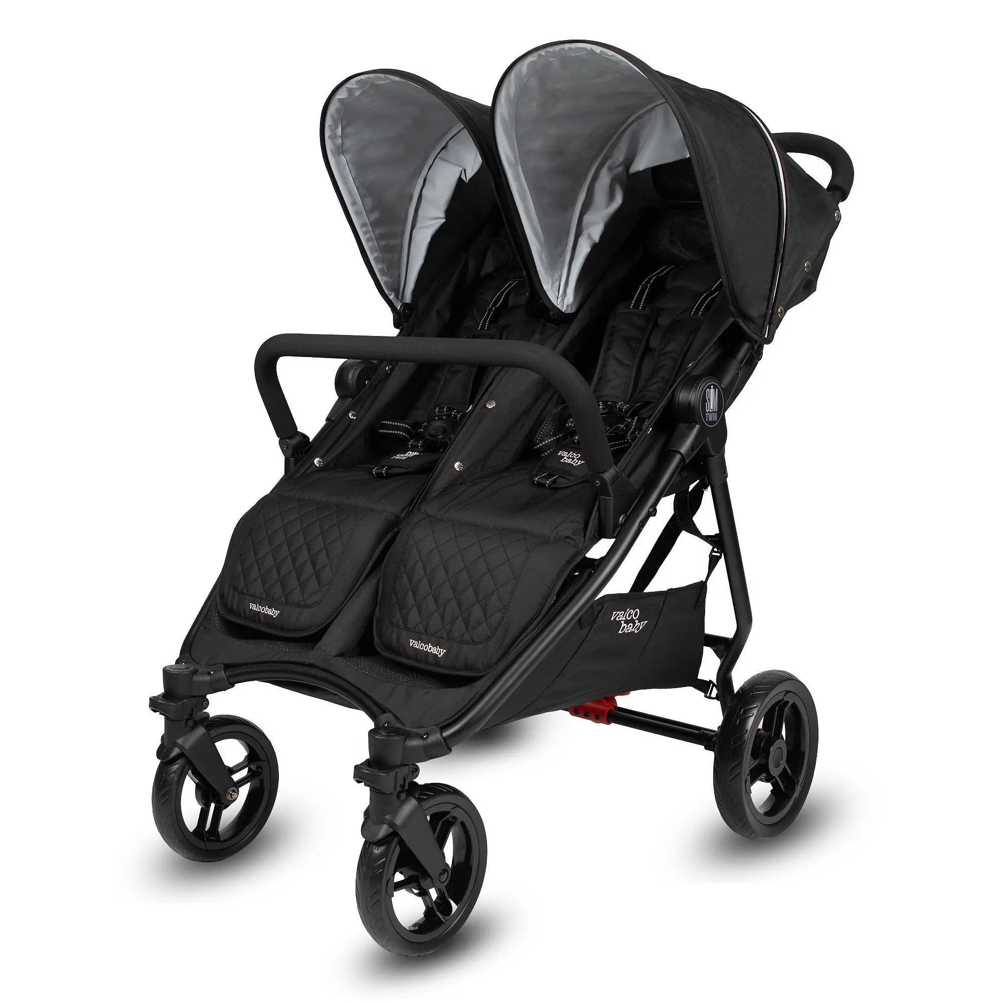 lightest double stroller on the market Valco Baby Slim Twin Double Stroller, Licorice