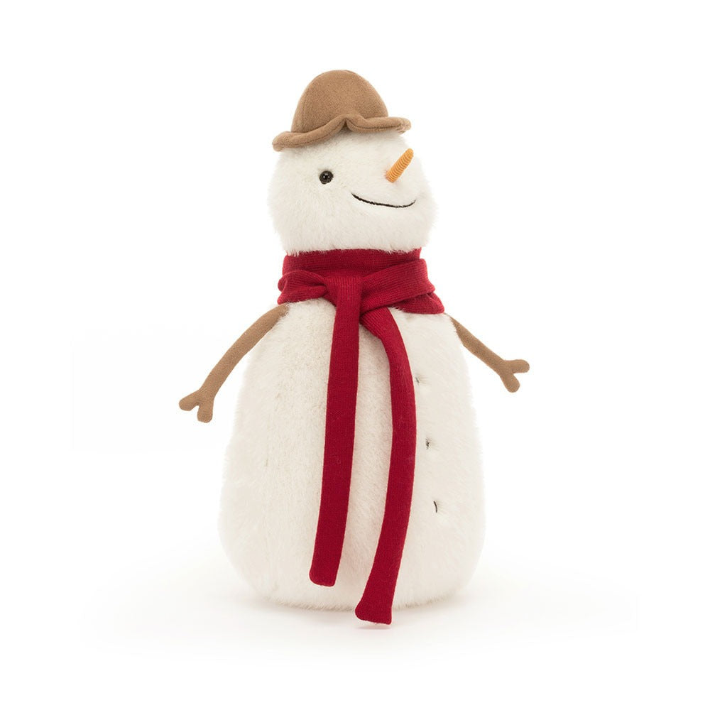  Jesse Man ぬいぐるみ 雪だるま 赤マフラー Jellycat Jesse Snowman – Destination Baby & Kids