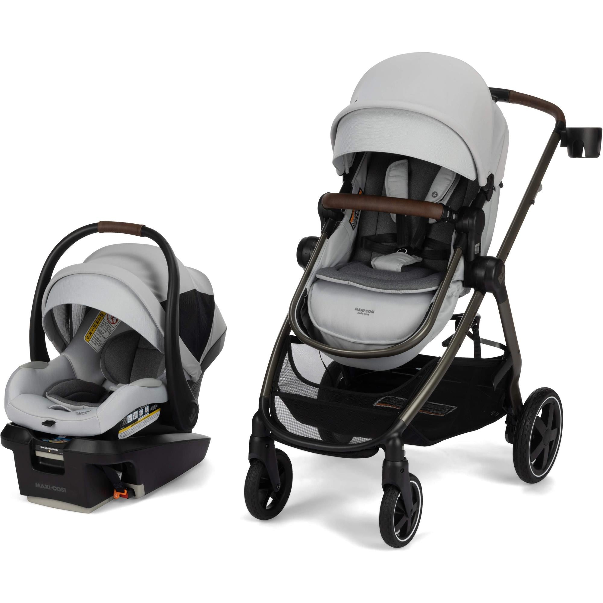Maxi-Cosi Zelia Luxe+ 5-in-1 Modular Travel System - Arctic Frost