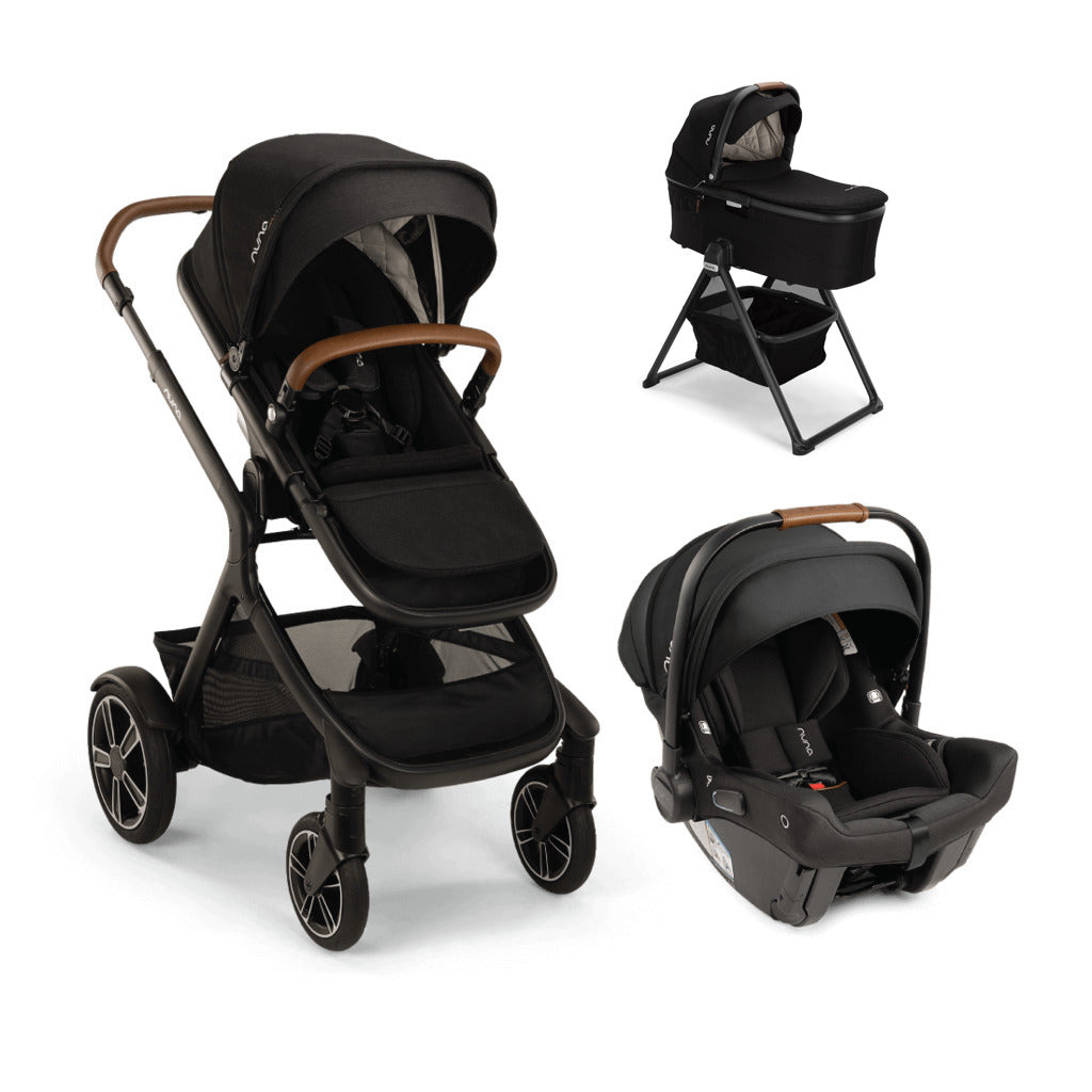 Nuna DEMI Next + Bassinet PIPA urbn System - Caviar – Destination