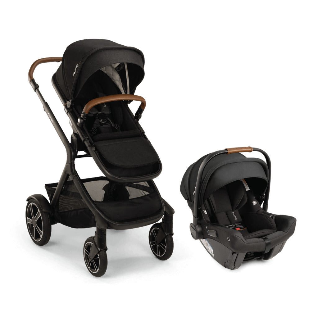 Nuna Demi Next + PIPA urbn Travel System - Caviar - Premium Stroller & Infa 