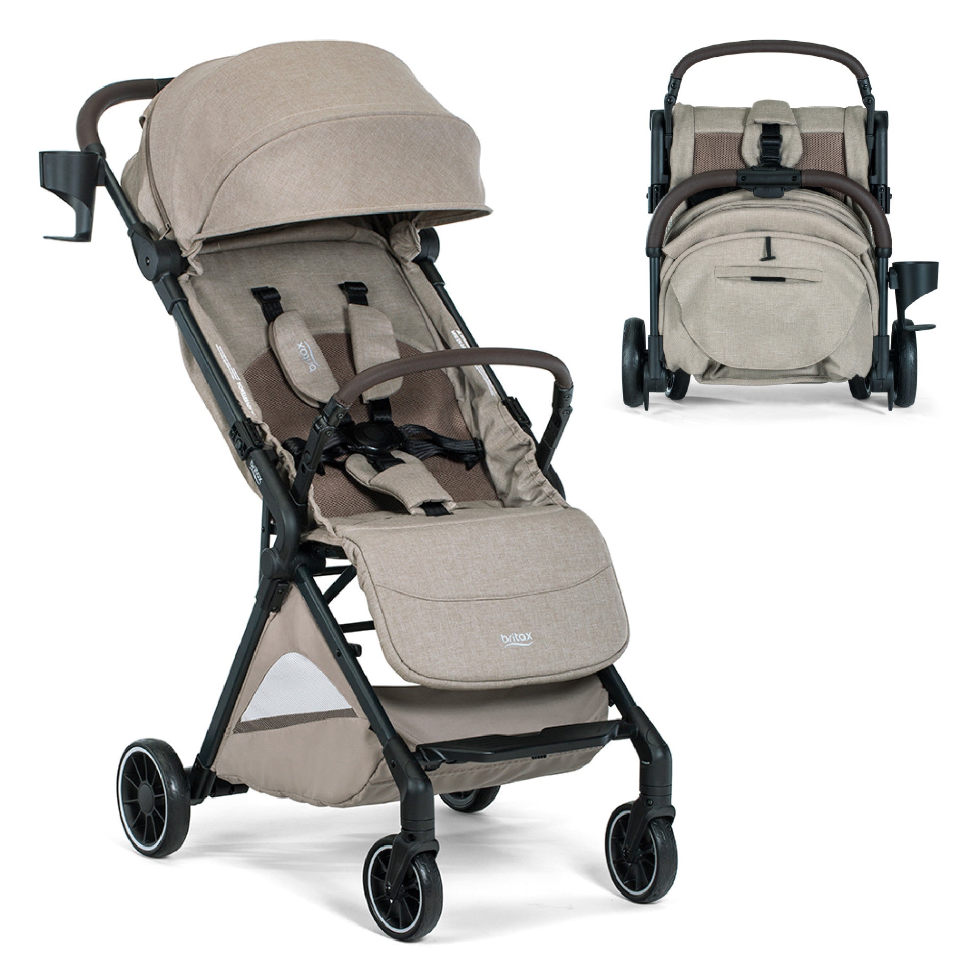 britax case Britax Juniper+ Compact Stroller with One-Hand RapidFold