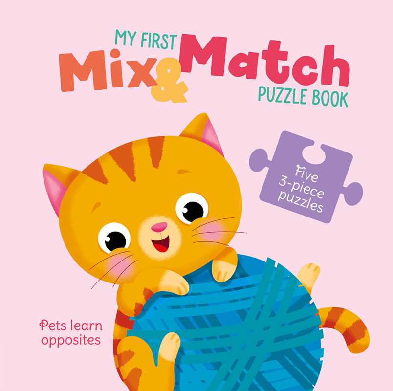 Simon & Schuster My First Mix & Match Puzzle Book Pets Learn Opposites ...