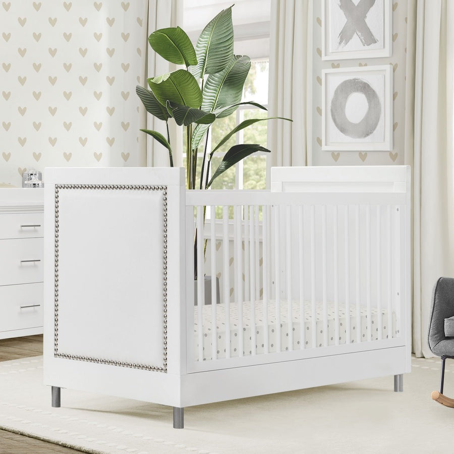 Delta Children Avery 3in1 Convertible Crib Bianca White