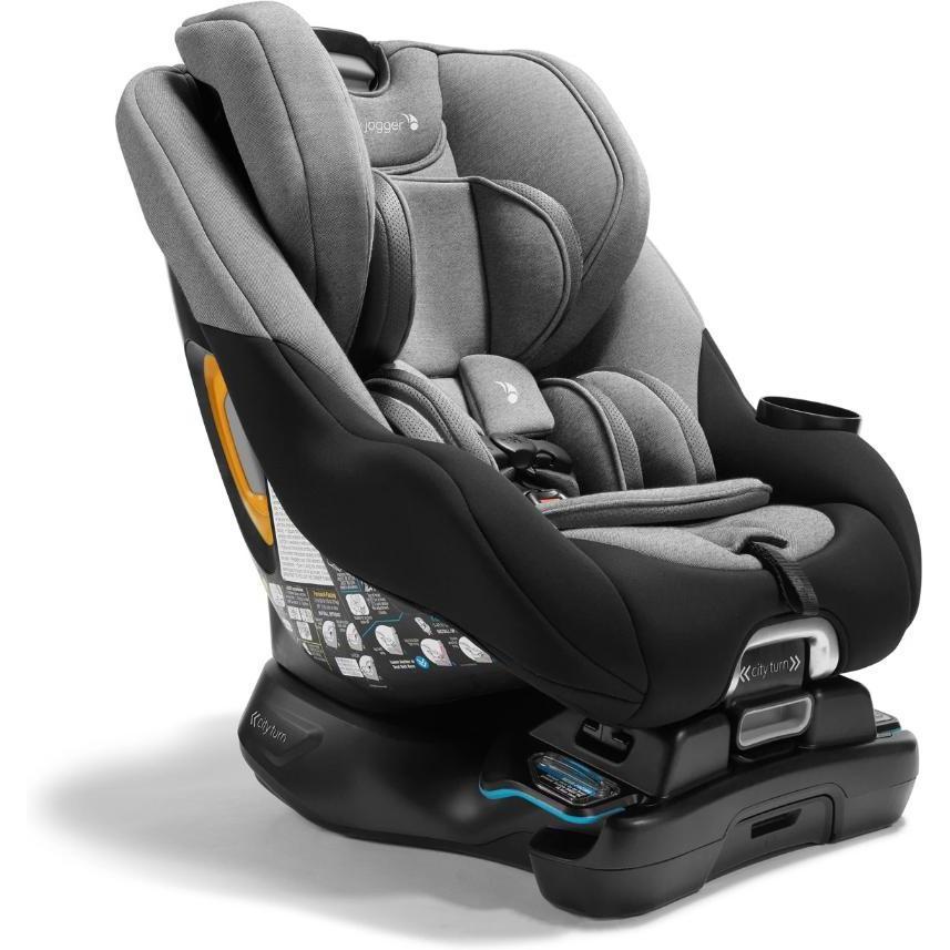 Baby Jogger City Turn Rotating Convertible Car Seat in Paloma Greige