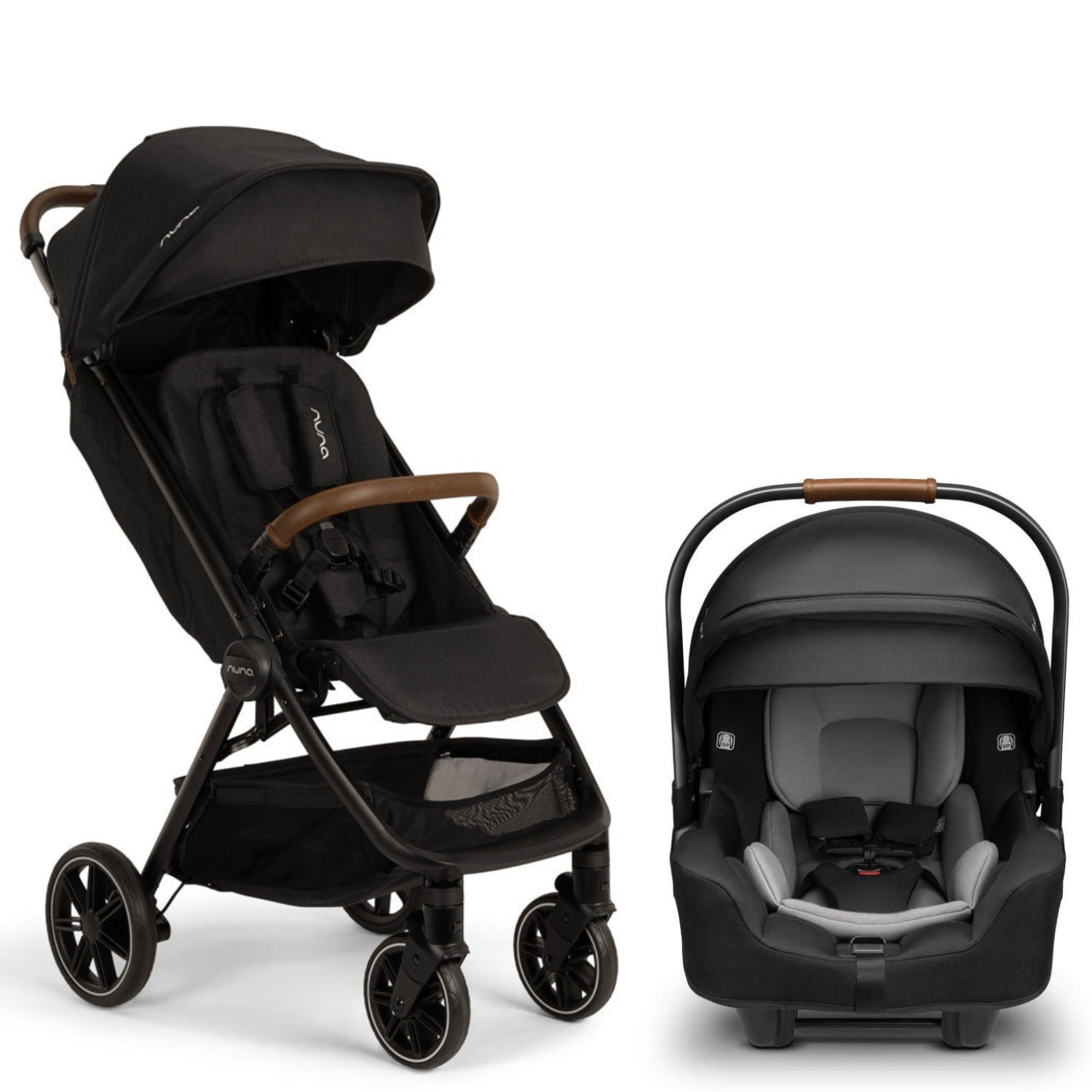 luna travel stroller TRVL LX Nuna Stroller Granite