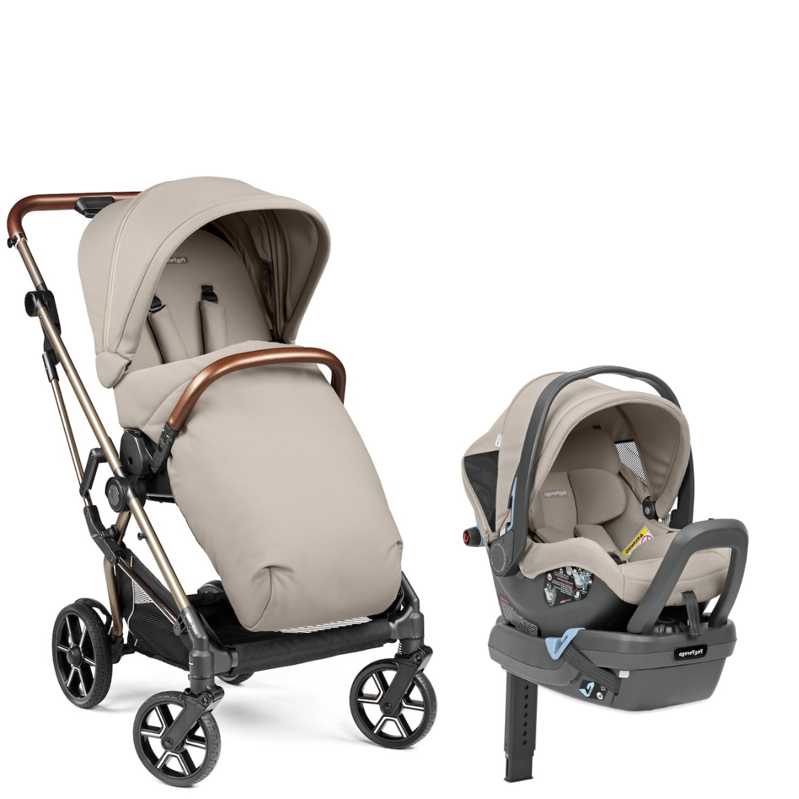 Peg Perego Vivace Stroller + Nido Infant Car Seat Travel System