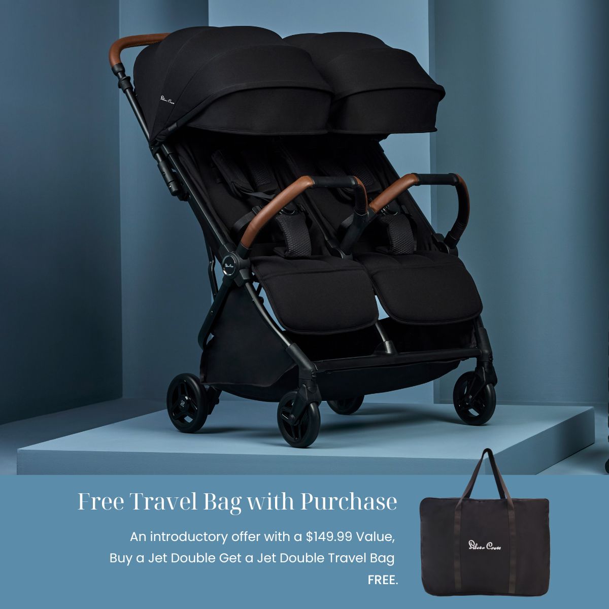 twin stroller travel bag Jet Double Stroller Accessory Bundle
