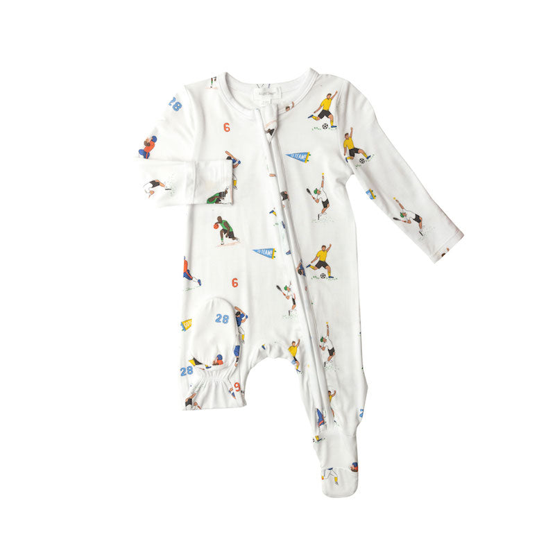 Angel Dear Golfing Santa & Elves 2 Way Zipper Footie main image 0