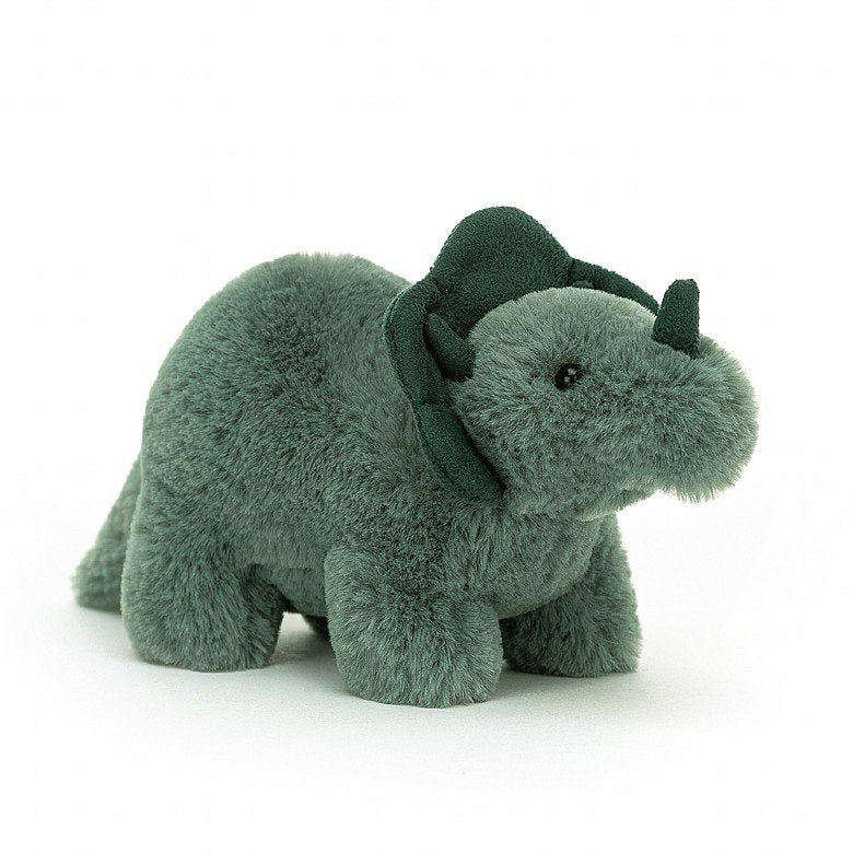 Jellycat Fossilly Triceratops Mini – Destination Baby & Kids