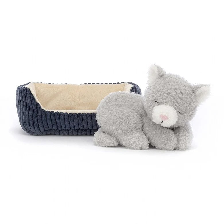 新品 napping nipper cat and dog Jellycat Napping Nipper Cat – Destination Baby & Kids