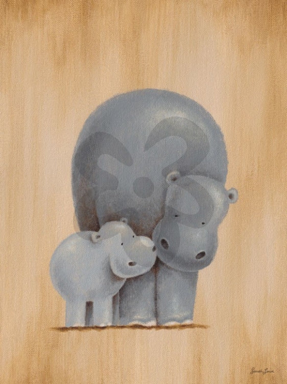 Oopsy Daisys Peeking Jungle Buddies Canvas Wall Art main image 0