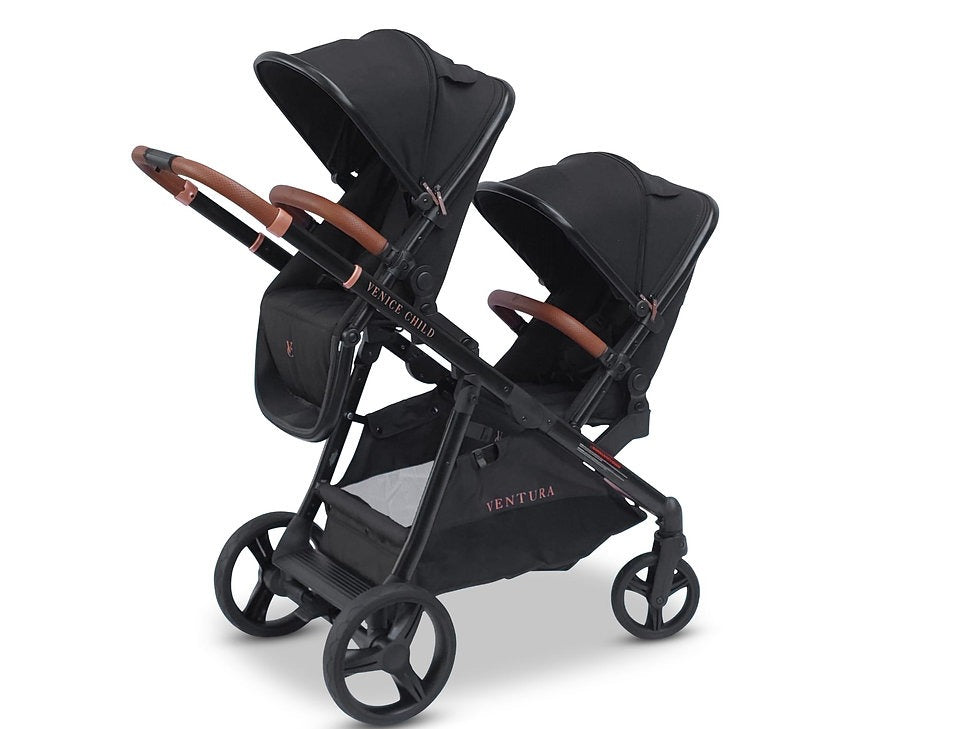 2 strollers or double stroller Venice Child Ventura Single to Double Sit-And-Stand Tandem Stroller with 2nd Toddler Seat