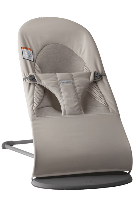Bouncer Balance Soft Woven/Jersey, Tri-Fabric Baby Loungers Baby Bjorn Sand Gray