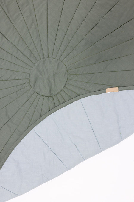 Acadian/Dove - Linen Quilted Playmat Play Mats & Gyms WildBird