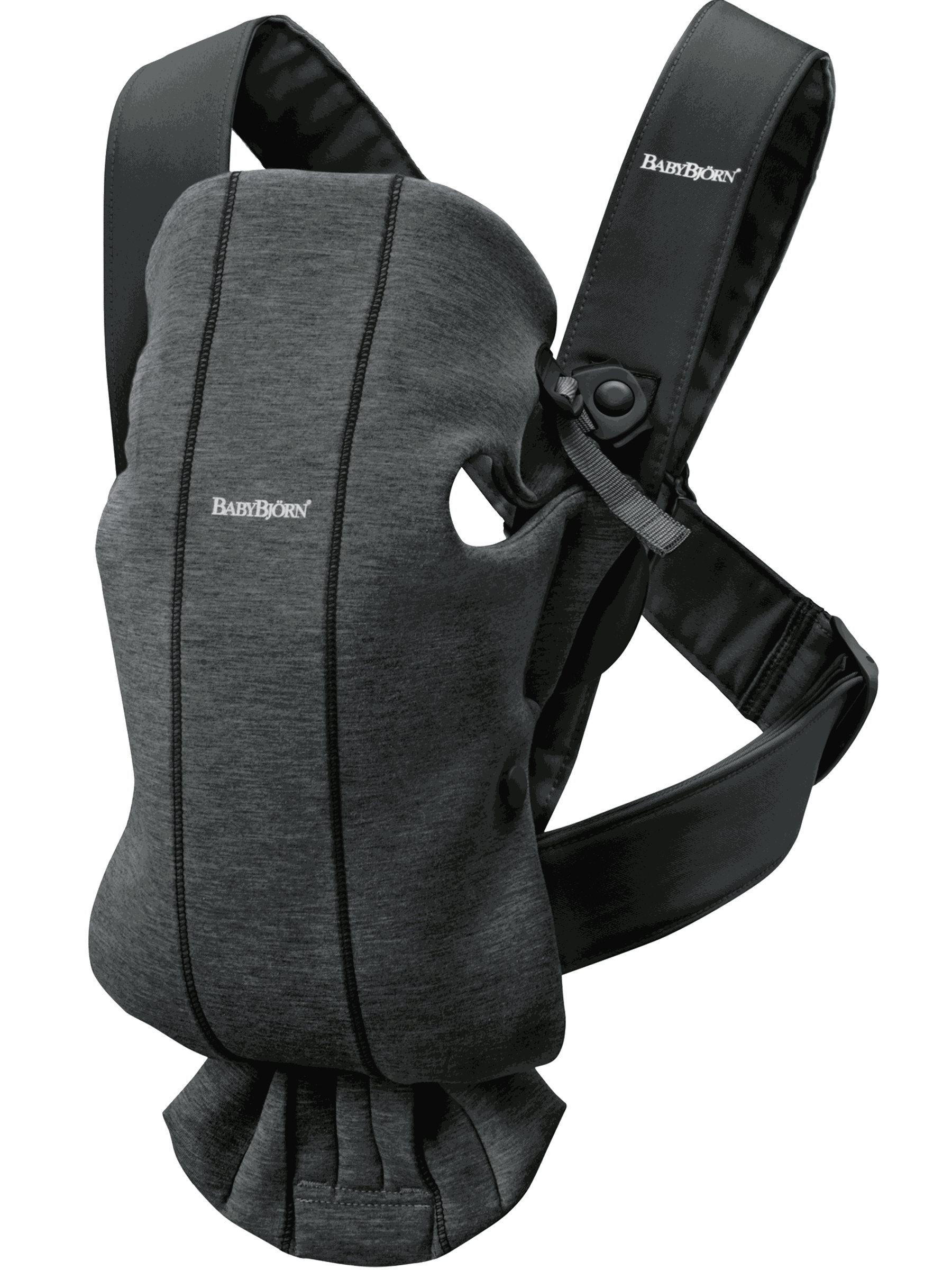 Baby Bjorn Baby Carrier Mini - 3D Jersey Cotton - Charcoal