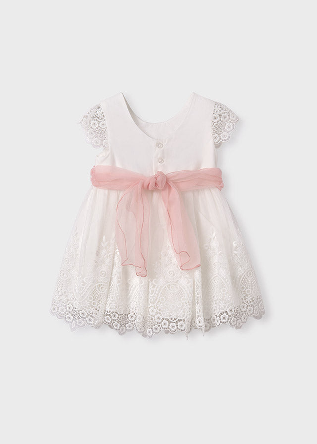 Abel & Lula Guipure Tulle Embroidered Dress