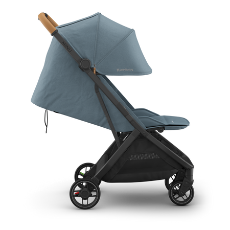 uppababy minu travel system UPPAbaby Minu V3 Compact Travel Stroller - Ada - Sandstone Mélange | Carbon Frame