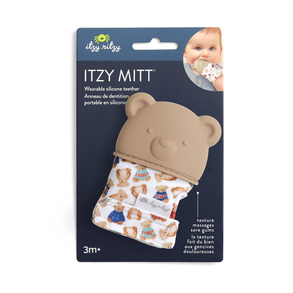 Vintage bear Itzy Mitt® Pacifiers & Teethers Itzy Ritzy