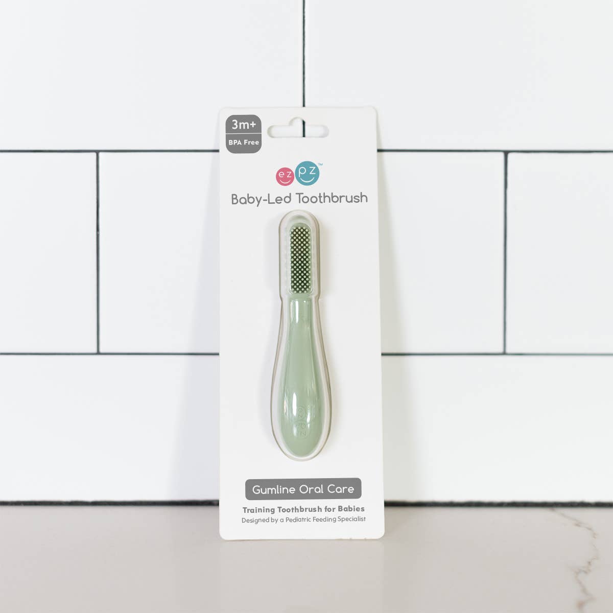 Baby-Led™ Toothbrush (Baby 3+ months) Pacifiers & Teethers ezpz