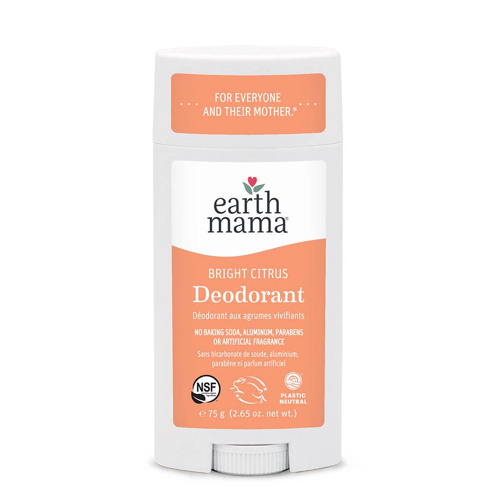 Bright Citrus Deodorant Lotions & Moisturizers Earth Mama Organics