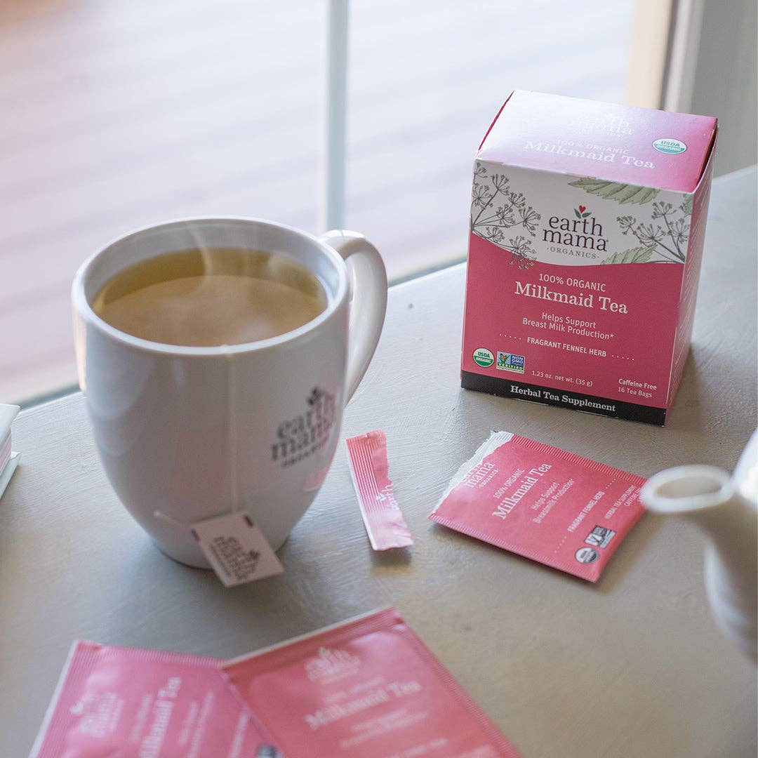 Organic Milkmaid® Tea Products for Mom Earth Mama Organics