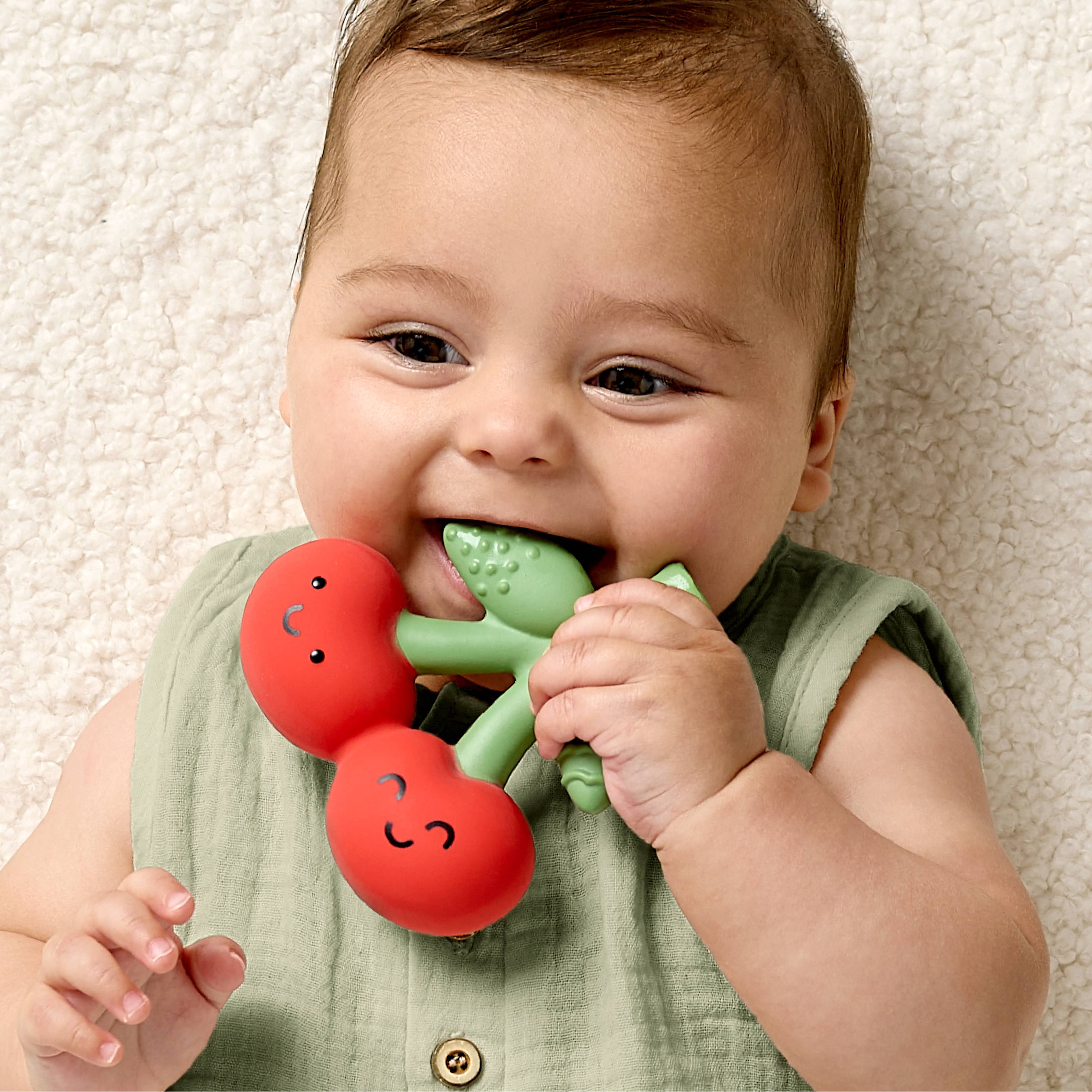 Comfort Crew™ Cherries Pacifiers & Teethers Itzy Ritzy