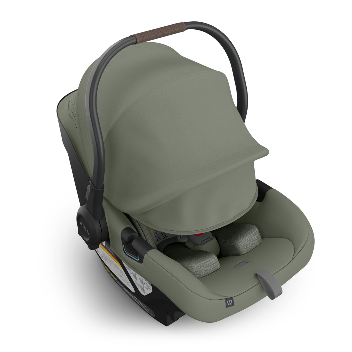 uppababy car seat sunshade UPPAbaby Aria V2 Infant Car Seat Greyson