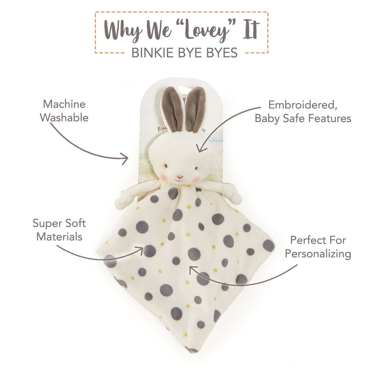 Bloom Binkie Bye Bye Security Blankets Bunnies by the Bay