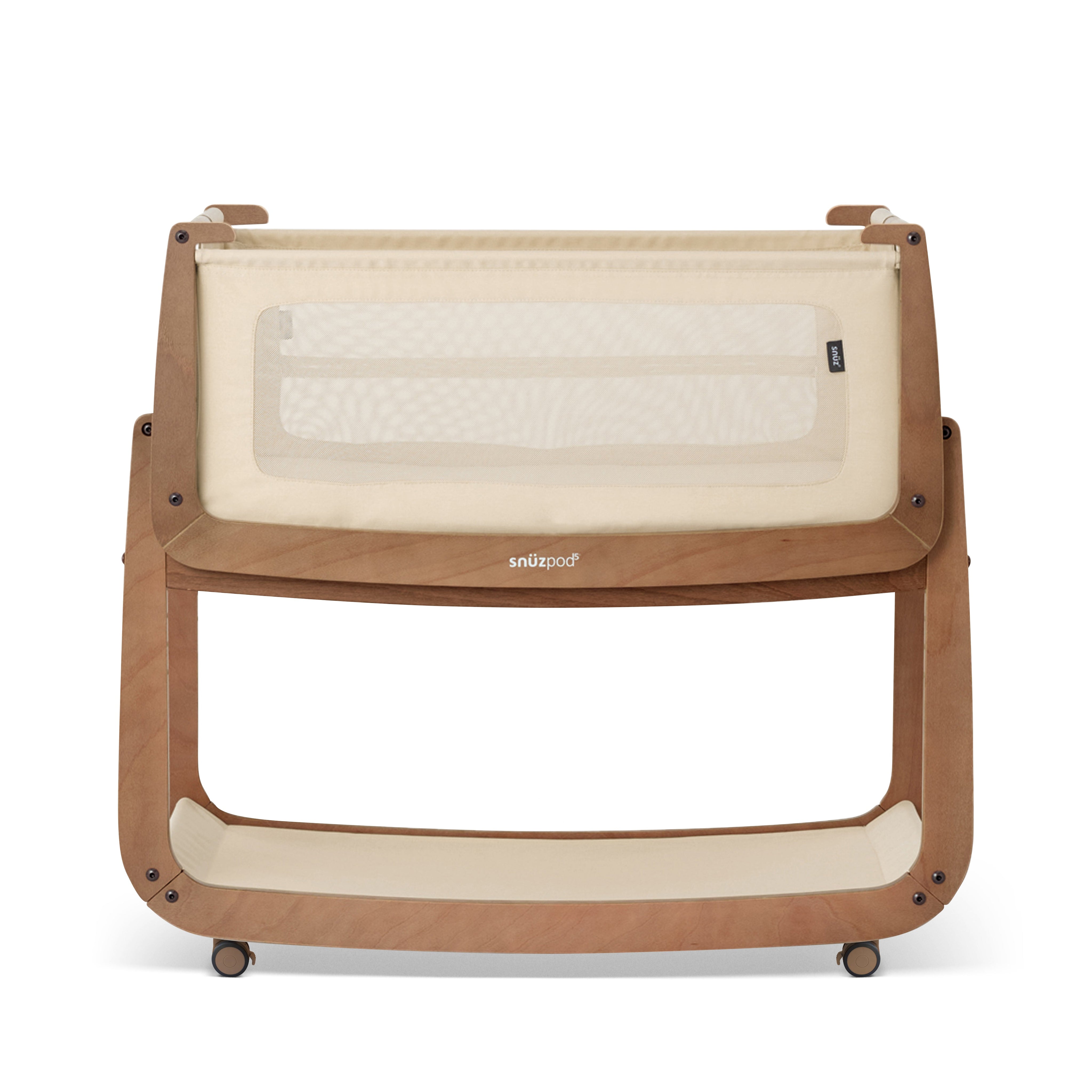 SnuzPod5 Bedside Bassinet Walnut Bassinets Snuz