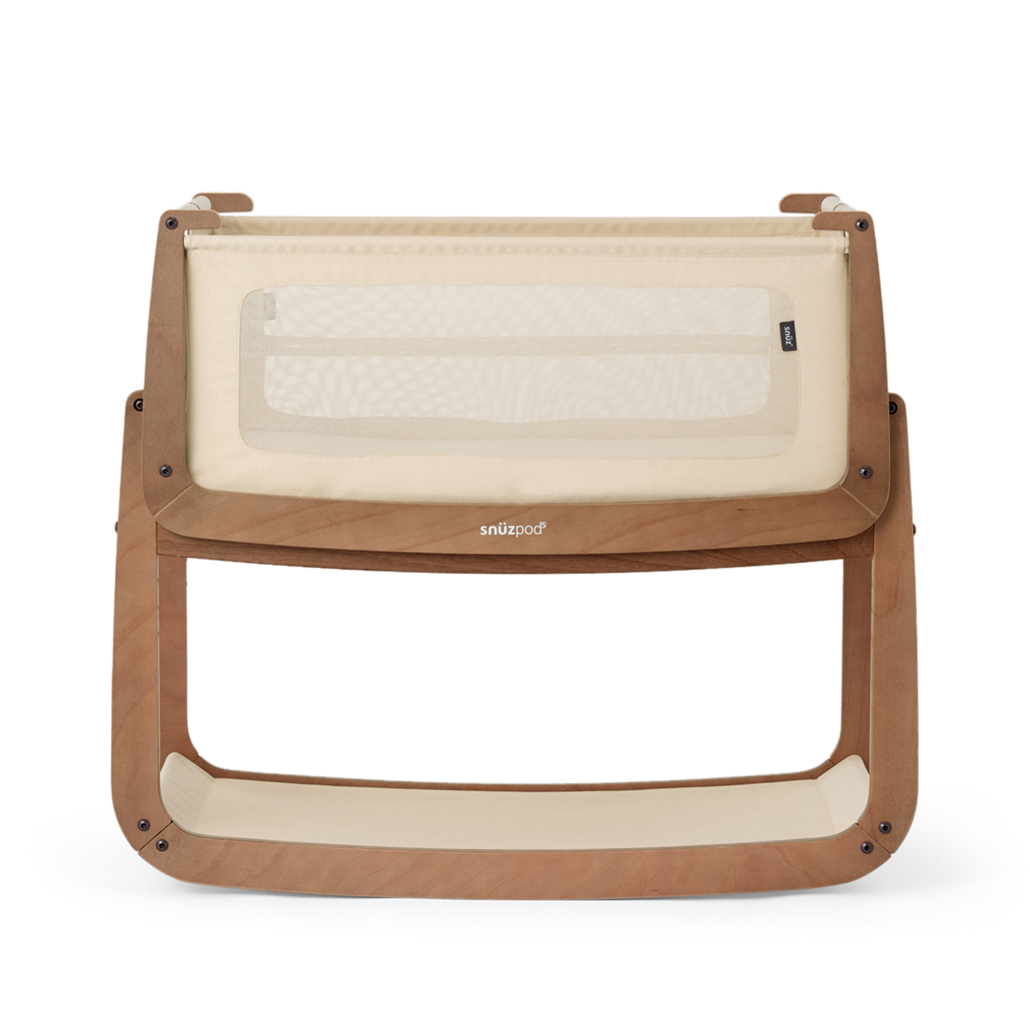SnuzPod5 Bedside Bassinet Walnut Bassinets Snuz