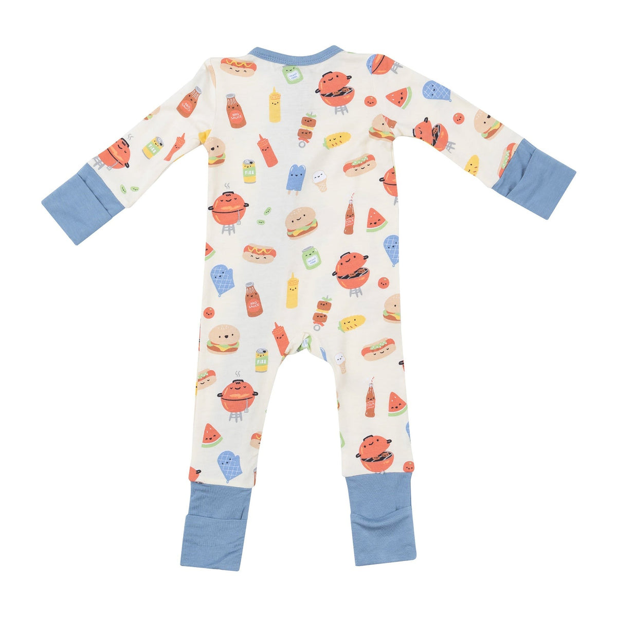 BBQ Buddies 2 Way Zipper Romper Clothing - Infant Angel Dear
