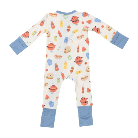 BBQ Buddies 2 Way Zipper Romper Clothing - Infant Angel Dear