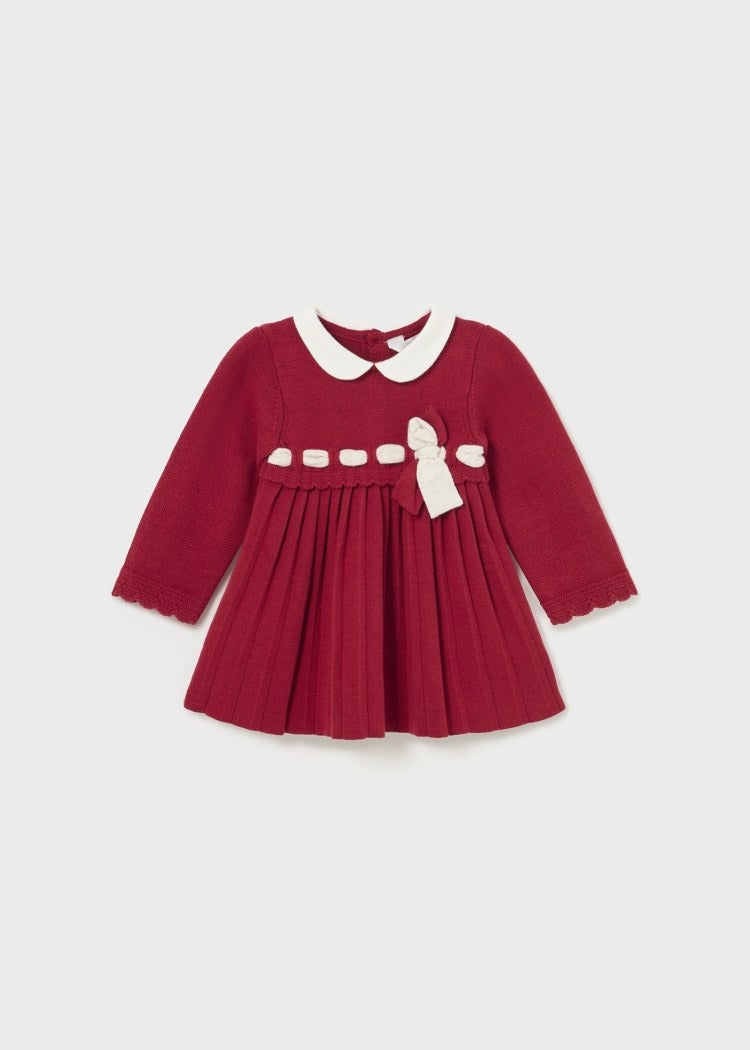 Mayoral Better Cotton Cherry Knit Dress - 4-6 Months Mayoral Better Cotton Cherry Knit Dress - 4-6 Months
