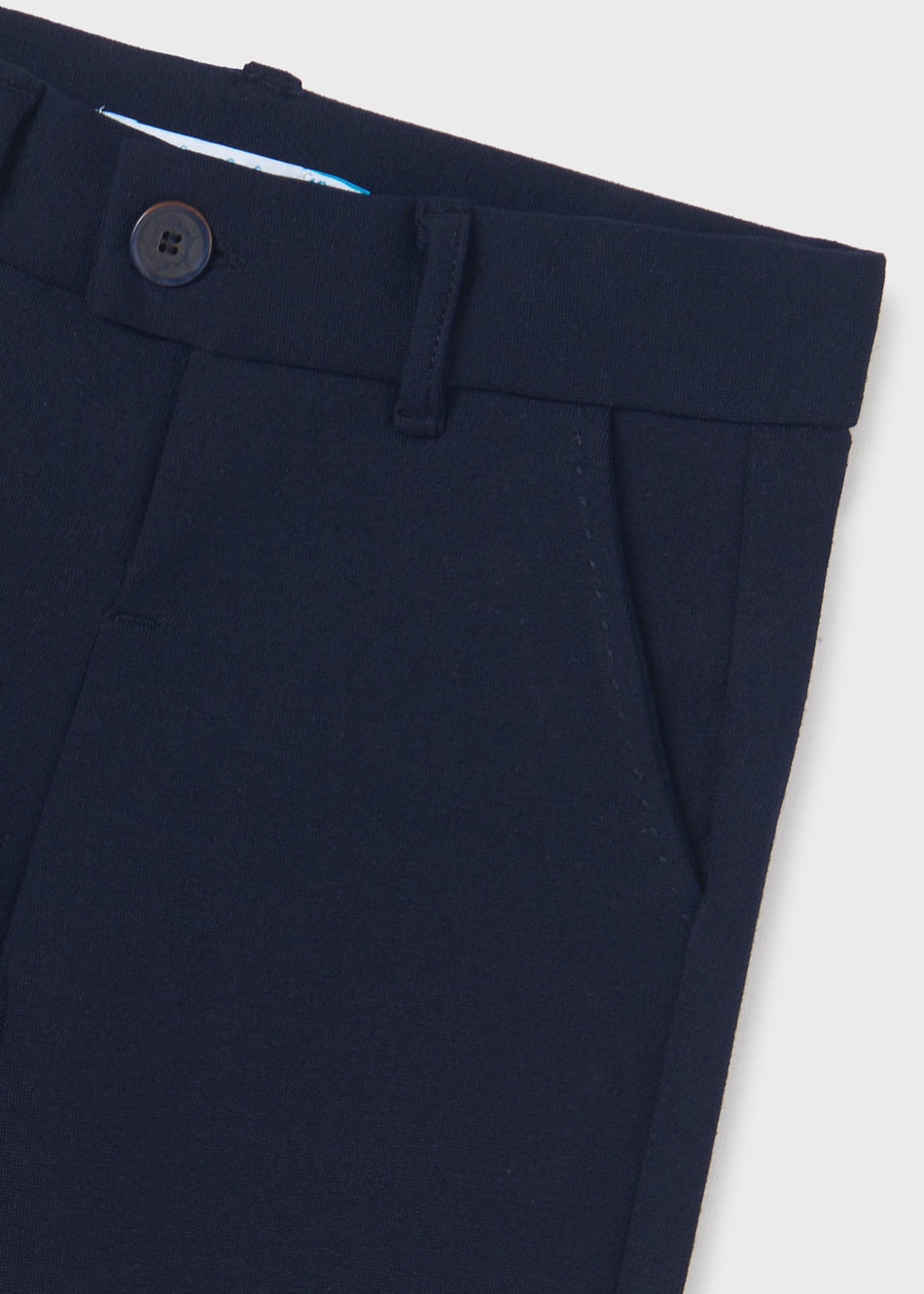 Navy Milano Knit Pants