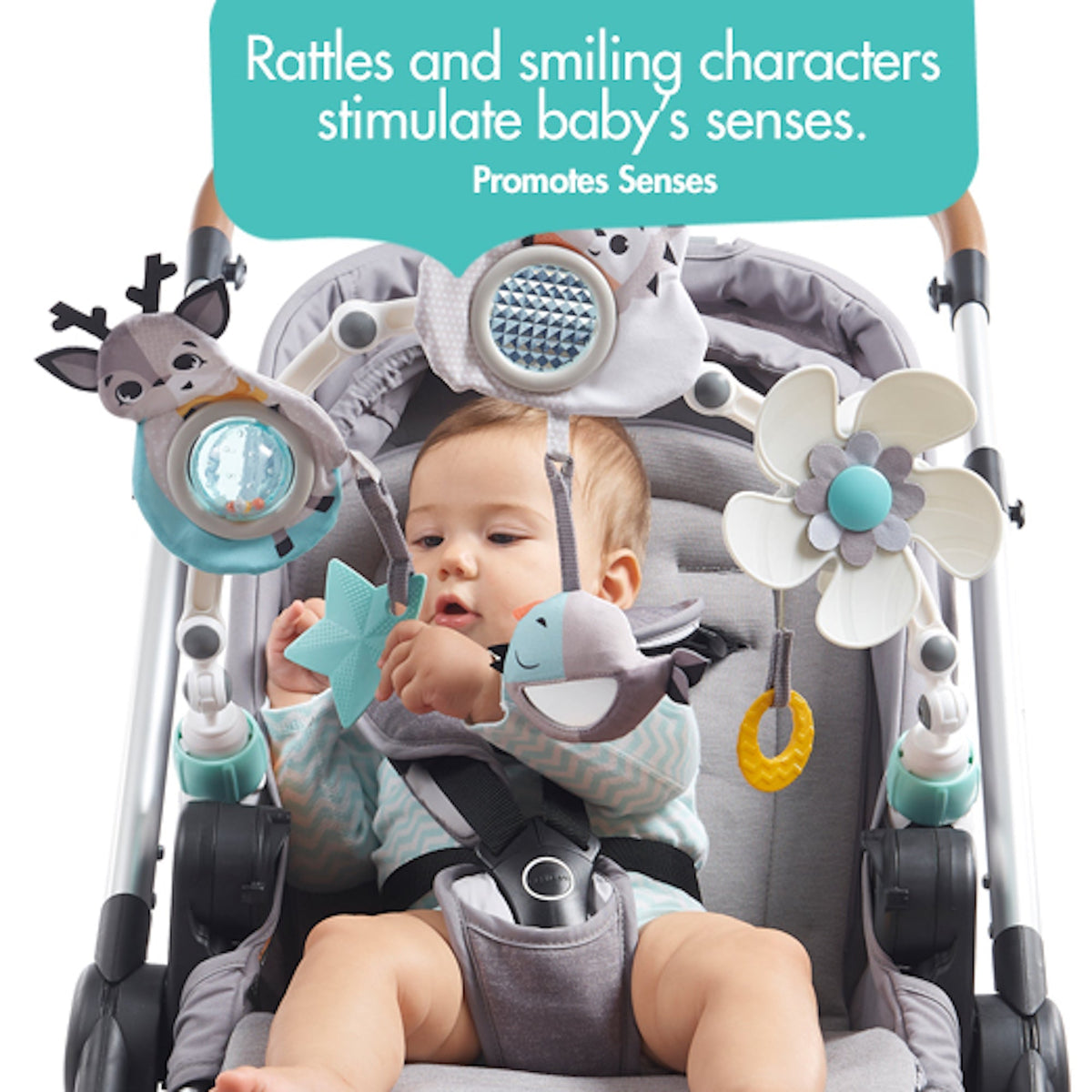 Magical Tales Black & White Stroller Arch Toys - Infant Tiny Love