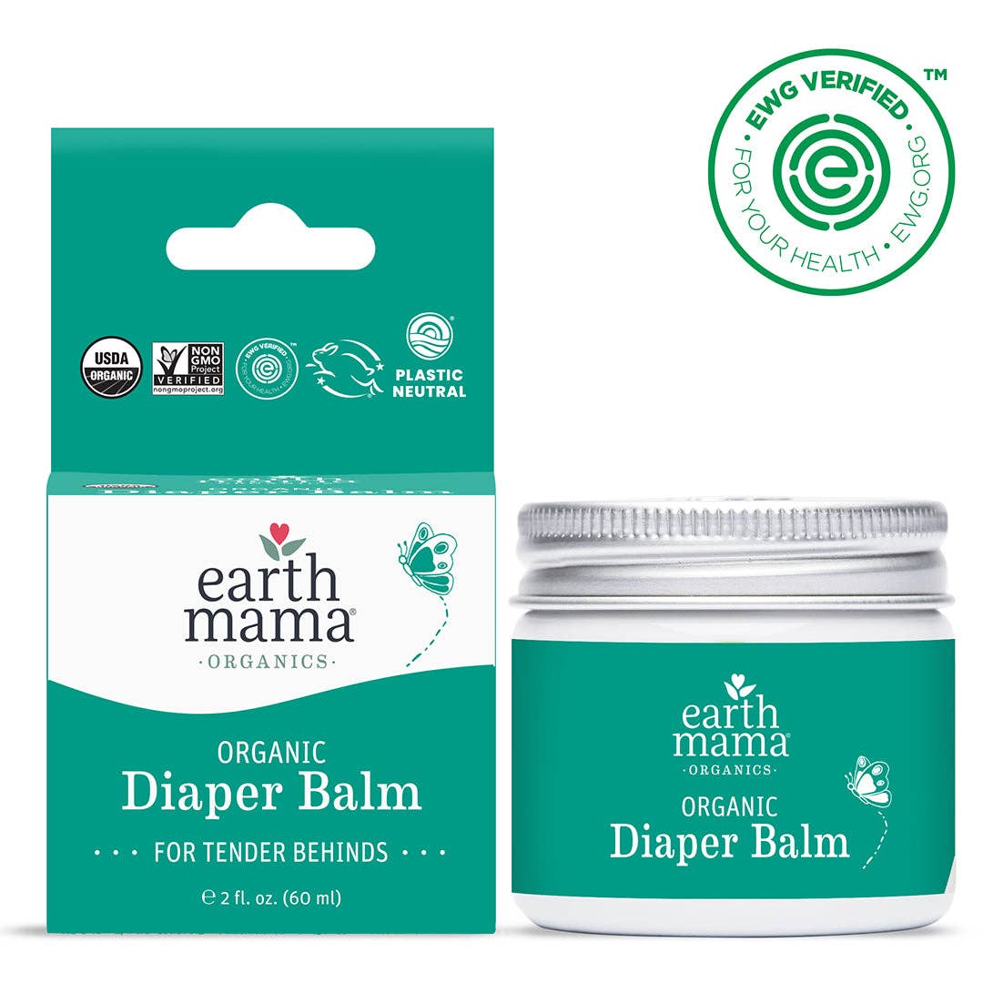 Organic Diaper Balm Lotions & Moisturizers Earth Mama Organics 2oz