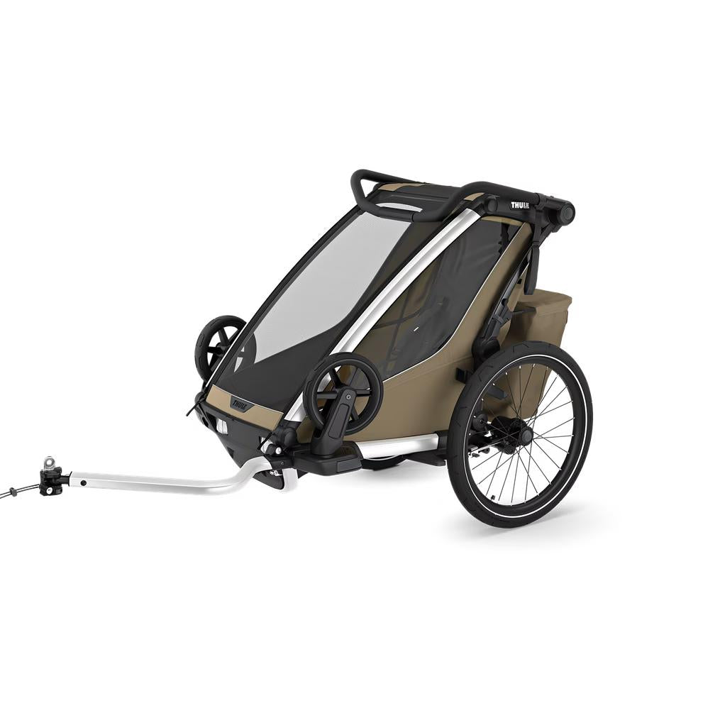 Chariot Cross 2 Single Strollers - Double Thule Faded Khaki