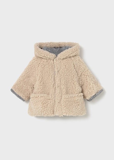 Reversible Shearling Coat Jackets Mayoral