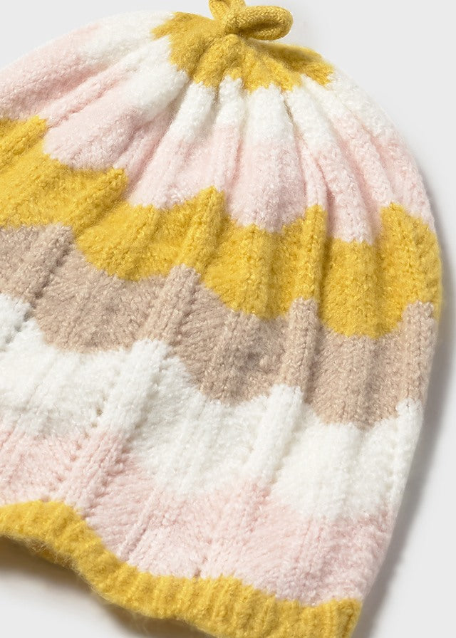Camomile, Pink & Cream Newborn Girl 3-Piece Knit Set Clothing - Infant Mayoral