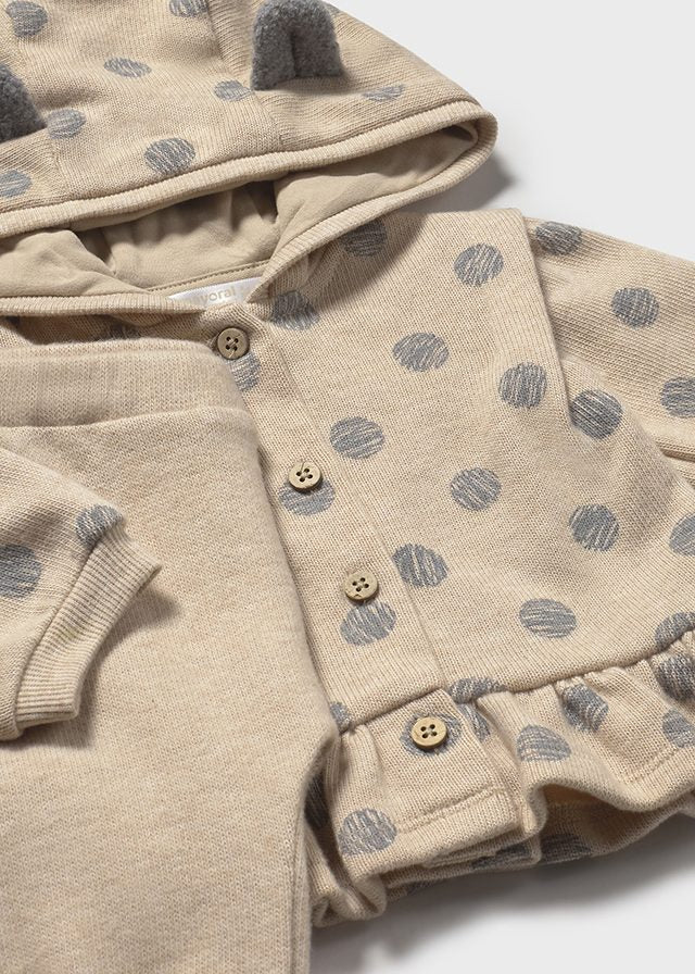 Newborn Girl 3-Piece Knit Set – Woodland Animal Theme Clothing - Girls Outfits Mayoral